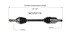 NCV53115 by GSP AUTO PARTS NORTH AMERICA INC - NEW CV Axle