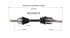 NCV53515 by GSP AUTO PARTS NORTH AMERICA INC - NEW CV AXLE