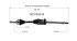 NCV53516 by GSP AUTO PARTS NORTH AMERICA INC - NEW CV AXLE