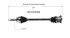 NCV53594 by GSP AUTO PARTS NORTH AMERICA INC - NEW CV AXLE