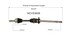 NCV53608 by GSP AUTO PARTS NORTH AMERICA INC - NEW CV AXLE