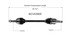 NCV53905 by GSP AUTO PARTS NORTH AMERICA INC - NEW CV AXLE