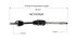 NCV53926 by GSP AUTO PARTS NORTH AMERICA INC - NEW CV AXLE