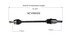 NCV66009 by GSP AUTO PARTS NORTH AMERICA INC - NEW CV Axle