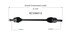 NCV66012 by GSP AUTO PARTS NORTH AMERICA INC - NEW CV Axle