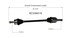 NCV66016 by GSP AUTO PARTS NORTH AMERICA INC - NEW CV Axle