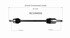 NCV66050 by GSP AUTO PARTS NORTH AMERICA INC - CV Axle Assy