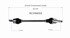 NCV66052 by GSP AUTO PARTS NORTH AMERICA INC - GSP CV Axle