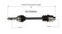 NCV66059 by GSP AUTO PARTS NORTH AMERICA INC - CV Axle Assembly, Front, RH=LH, for 1989-1994 Subaru Justy