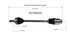 NCV66505 by GSP AUTO PARTS NORTH AMERICA INC - CV Axle Assembly, Front, RH=LH, for 2002-2005 Subaru Impreza