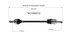 NCV66512 by GSP AUTO PARTS NORTH AMERICA INC - NEW CV AXLE