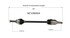 NCV66904 by GSP AUTO PARTS NORTH AMERICA INC - NEW CV AXLE