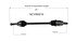 NCV66916 by GSP AUTO PARTS NORTH AMERICA INC - NEW CV AXLE