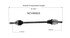 NCV66925 by GSP AUTO PARTS NORTH AMERICA INC - New CV Axle