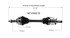 NCV68516 by GSP AUTO PARTS NORTH AMERICA INC - NEW CV AXLE