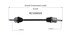 NCV69005 by GSP AUTO PARTS NORTH AMERICA INC - CV AXLE