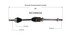 NCV69034 by GSP AUTO PARTS NORTH AMERICA INC - NEW CV Axle