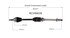 NCV69039 by GSP AUTO PARTS NORTH AMERICA INC - NEW CV Axle