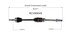 NCV69049 by GSP AUTO PARTS NORTH AMERICA INC - NEW CV Axle