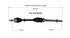 NCV69080 by GSP AUTO PARTS NORTH AMERICA INC - GSP North America® NCV69080 - Front Passenger Side CV Axle Assembly