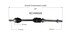 NCV69509 by GSP AUTO PARTS NORTH AMERICA INC - New CV Axle