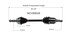 NCV69528 by GSP AUTO PARTS NORTH AMERICA INC - NEW CV AXLE