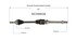 NCV69538 by GSP AUTO PARTS NORTH AMERICA INC - NEW CV AXLE