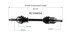 NCV69554 by GSP AUTO PARTS NORTH AMERICA INC - NEW CV AXLE