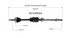 NCV69564 by GSP AUTO PARTS NORTH AMERICA INC - NEW CV AXLE