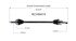 NCV69574 by GSP AUTO PARTS NORTH AMERICA INC - NEW CV AXLE