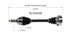 NCV69596 by GSP AUTO PARTS NORTH AMERICA INC - NEW CV AXLE