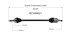 NCV69621 by GSP AUTO PARTS NORTH AMERICA INC - NEW CV AXLE