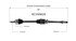 NCV69629 by GSP AUTO PARTS NORTH AMERICA INC - NEW CV AXLE