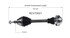 NCV72021 by GSP AUTO PARTS NORTH AMERICA INC - NEW CV Axle