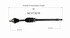 NCV73016 by GSP AUTO PARTS NORTH AMERICA INC - NEW CV Axle