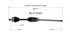 NCV73020 by GSP AUTO PARTS NORTH AMERICA INC - NEW CV Axle