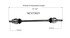 NCV73021 by GSP AUTO PARTS NORTH AMERICA INC - NEW CV Axle