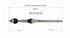 NCV73076 by GSP AUTO PARTS NORTH AMERICA INC - NEW CV Axle