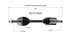 NCV73525 by GSP AUTO PARTS NORTH AMERICA INC - NEW CV AXLE
