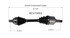 NCV73553 by GSP AUTO PARTS NORTH AMERICA INC - NEW CV AXLE