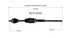 NCV73552 by GSP AUTO PARTS NORTH AMERICA INC - NEW CV AXLE