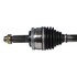 NCV75026 by GSP AUTO PARTS NORTH AMERICA INC - CV Axle - Front Right, 37.13 in. Length, 27 Spline, Neoprene Boot, ABS Ring, Hex Nut