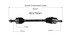 NCV75041 by GSP AUTO PARTS NORTH AMERICA INC - NEW CV Axle