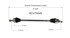 NCV75049 by GSP AUTO PARTS NORTH AMERICA INC - NEW CV Axle