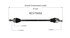 NCV75052 by GSP AUTO PARTS NORTH AMERICA INC - NEW CV Axle