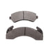 E10902250 by BENDIX - Formula Blue™ Hydraulic Brake Pads - Premium Semi-Metallic, With Shims, Front or Rear