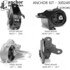 300249 by ANCHOR MOTOR MOUNTS - ENGINE MNT KIT