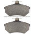 1003-0780M by MPA ELECTRICAL - Quality-Built Black Series Semi-Metallic Brake Pads w/ Hardware