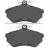 1003-0780M by MPA ELECTRICAL - Quality-Built Black Series Semi-Metallic Brake Pads w/ Hardware