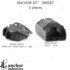 300587 by ANCHOR MOTOR MOUNTS - Engine Mount Kit - 3-Piece Kit, (2) Front R/L Engine Mount, (1) Rear Trans Mount